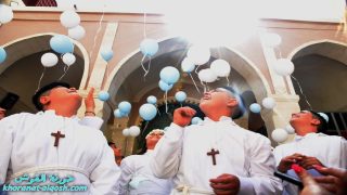 كنيسة القوش تحتفل بالمناولة الاولى لتلاميذها