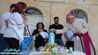 في القوش، اختتام الشهر المريمي، شهر الوردية المقدسة