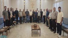 اجتماع كنيسة القوش مع فلاحي البلدة بشأن الأراضي الزراعية التابعة للكنيسة