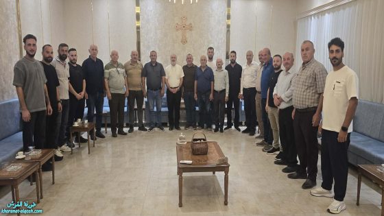 اجتماع كنيسة القوش مع فلاحي البلدة بشأن الأراضي الزراعية التابعة للكنيسة