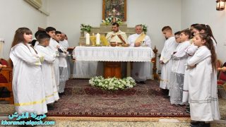 بولادة الطفل يسوع …قداس الهي كبير في كنيسة مار قرداغ بالقوش