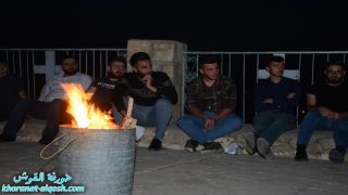 جلسة سمر لأعضاء لقاء الشباب الجامعي في دير الربان هرمزد في القوش