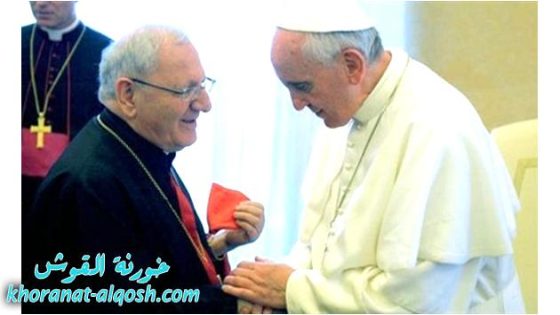 الكاردينال ساكو يتسلّم رسالة جوابية من قداسة البابا فرنسيس