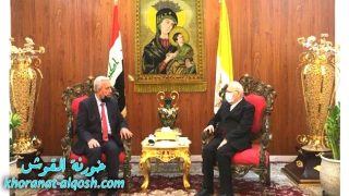 الكاردينال ساكو يستقبل الشيخ إسماعيل الحديدي مستشار رئيس الجمهورية