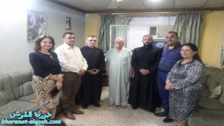 زيارة اللجنة الرعوية في مجلس خورنة القوش للمرضى