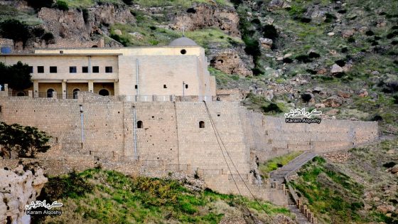 صورة دير الربان هرمزد في جبل القوش
