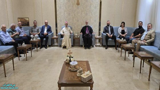 زيارات لتقديم التهاني للخوراسقف الأب د.غزوان شهاره