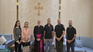 الخوراسقف د. غزوان شهاره يستقبل وفودًا من مدارس ومنظمات القوش مهنئين بتسلّمه مهامه الجديد