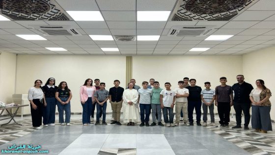 محاضرة روحية بعنوان “مثل الزارع” لطلبة المرحلتين المتوسطة والإعدادية في القوش