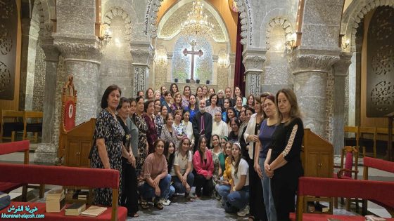 محاضرة روحية عن علاقة الإنسان بالله في كنيسة ماركوركيس بالقوش