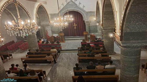 اللقاء الأول للخوراسقف د. غزوان شهارا مع مسؤولي كنيسة القوش استعداداً لعيد الصليب المقدس