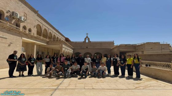 حج المرحلتين المتوسطة والإعدادية في القوش إلى دير مار متي بمناسبة سنة يوبيل الرجاء