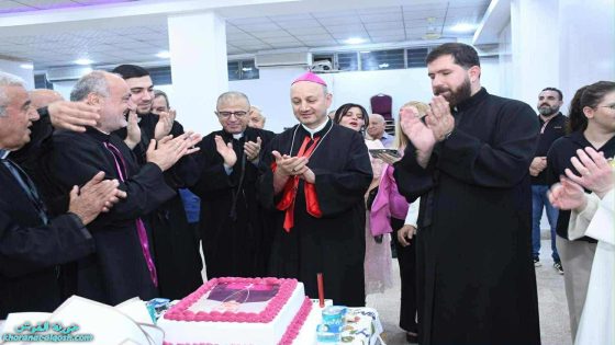 مشاركة الخوراسقف الأب د. غزوان شهاره في القداس الاحتفالي بالذكرى الخامسة لتنصيب سيادة المطران فيليكس الشابي