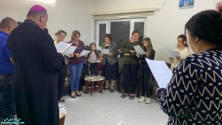 استمرار السهرات الانجيلية في منازل اهالي القوش