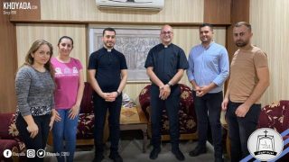 الاب د. سلار بوداغ يزور اتحاد الطلبة والشبيبة الكلدواشوري في القوش