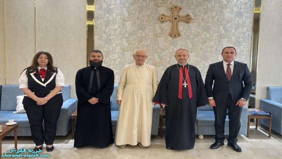 زيارة وفد تربية تلكيف إلى مطرانية ألقوش لتقديم التهاني