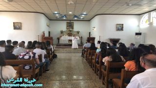 في القوش، لقاء مشترك بين اعضاء لقاء الشباب الجامعي و أخوية مار ايث الها – دهوك