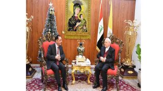 الكاردينال ساكو يستقبل رئيس جامعة الموصل