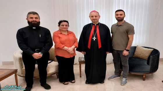 المطران فيليكس الشابي يستقبل مسؤولة منظمة “سولت فاونديشن” في القوش
