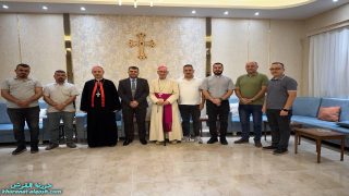 زيارة وفد من فرع نينوى – سنحاريب للحركة الديمقراطية الاشورية – زوعا إلى مطرانية ألقوش