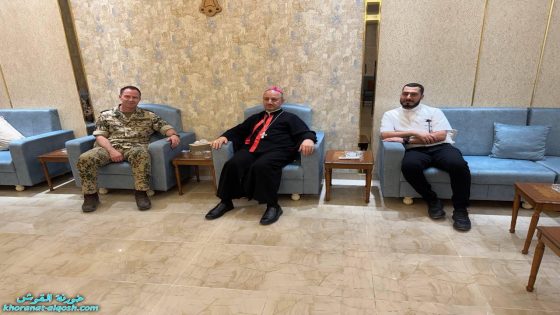 زيارة الجيش الالماني الى مطرانية القوش