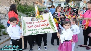 بالصور … اطفال روضة بيت الملائكة و روضة القوش يحتفلون بعيد السعانين