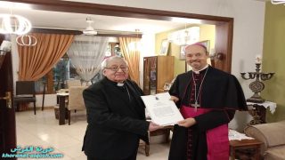 تهنئة من الحبر الاعظم الى سيادة المطران جاك اسحاق كتو