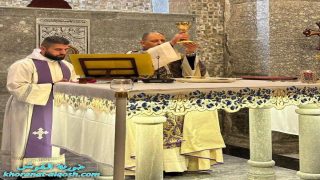 بعد عودته من الرحلة العلاجية، استقبال سيادة المطران بولس ثابت والاحتفال بالقداس الالهي في القوش