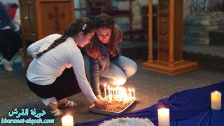 قبل تناولهم لجسد المسيح، طلاب التناول في القوش يقتبلون سر التوبة