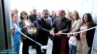 مشاركة راعي الابرشية في افتتاح مبنى ممثلية الاوقاف في القوش