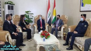 وزير الإقليم لشؤون المكونات في حكومة إقليم كوردستان يزور القوش
