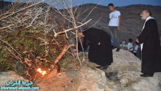 بالصور … كنيسة القوش تحتفل بمراسيم عيد الصليب المقدس