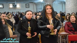 كنيسة القوش تحتفل بأقامة قداس بمناسبة عيد المعلم