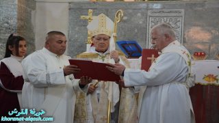 سيادة المطران مار ميخائيل مقدسي يترأس قداس الميلاد في كنيسة ماركوركيس بالقوش