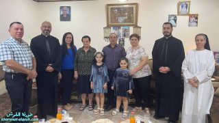 استمرار الزيارات الرعوية لأهالي بلدة القوش