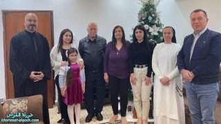 ضمن زياراتها الاسبوعية، اللجنة الرعوية تواصل زيارة اهالي القوش