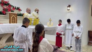 القداس الاخير و الوداعي للأب د.سلار بوداغ بمناسبة تعيينه في امريكا