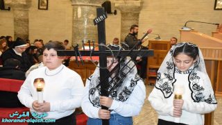 بالصور … للجمعة الثانية، مراسيم درب الصليب المقدس في كنائس بلدة القوش