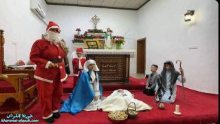 اخوية قلب مريم الطاهر تقيم صلاة التبريكات في القوش