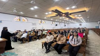 محاضرة عن أهمية ” القداس الإلهي” لأعضاء لقاء مرحلتي المتوسطة والإعدادية في القوش