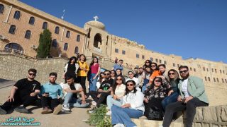 سفرة اعضاء اخوية مريم سيدة الانتقال الى اديرة سهل نينوى