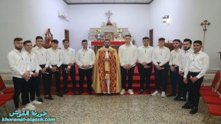 خميس الفصح، قداس وغسل ارجل التلاميذ في كنيسة مار قرداغ – القوش 2024