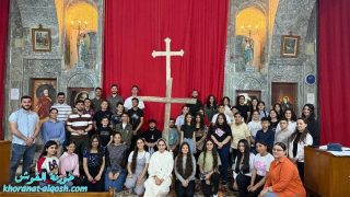 ساعة صلاة فصحية لأخوية سيدة الإنتقال في القوش