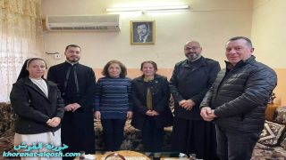 زيارة اللجنة الرعوية لأهالي بلدة القوش