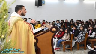 بمناسبة اعياد الميلاد، قداس غروب الشمس مَعراوَي شمشا في بلدة القوش