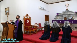 رتبة درب الصليب المقدس للجمعة الثالثة في كنيسة مار قرداغ – القوش