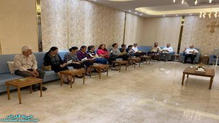 لقاء وتدريب لفرق الشمامسة والجوقات في مطرانية القوش الكلدانية