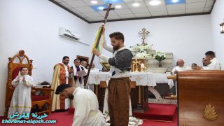 في القوش، قداس عيد القيامة الاحتفالي في كنيسة مار قرداغ 2024