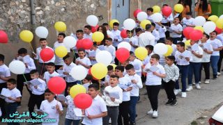 ألقوش تزهر فرحًا.. تلاميذ المدارس الابتدائية يحتفلون بالسعانين في مسيرة ملؤها البراءة والإيمان