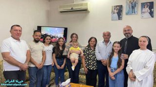 اللجنة الرعوية تواصل زياراتها الاسبوعية لأهالي القوش